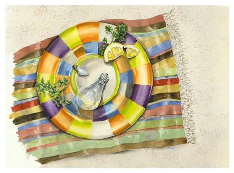 Framed Light Refreshments Print