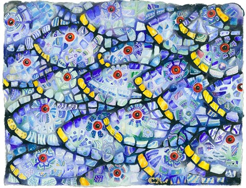 Framed Schooling Print