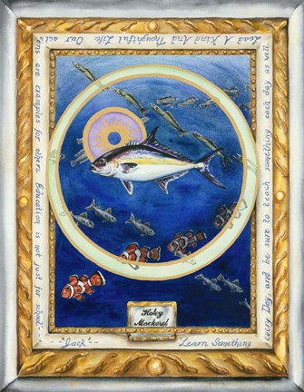 Framed Holey Mackerel Print