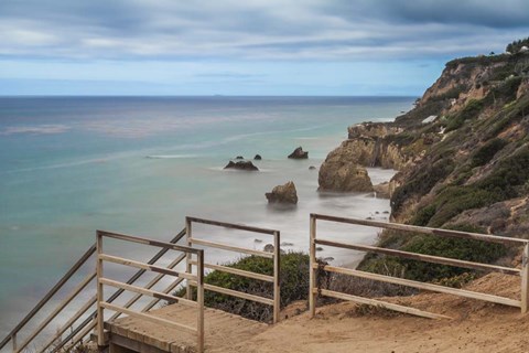 Framed Steps To Paradise Print