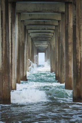 Framed Scripps Splash Print