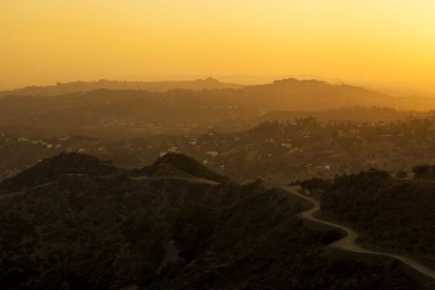 Framed Sunset Layers Print