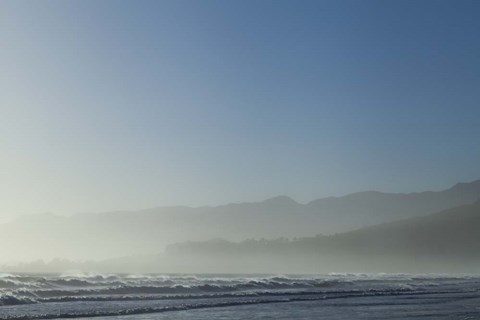 Framed Relax in Blue Print