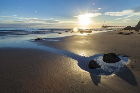 Framed Cloud Pool Print