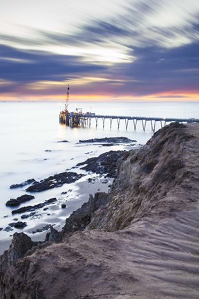 Framed Pier Bluffin Print