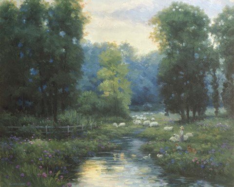 Framed Peaceful Print