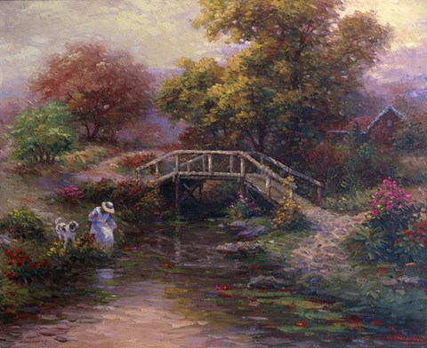 Framed Peaceful Juncture Print