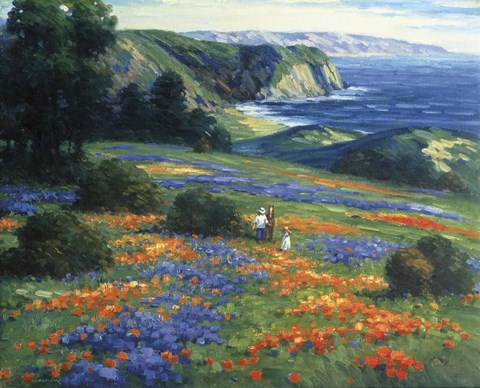 Framed Floral Domain Print