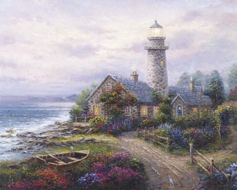 Framed Lighthouse 1 Print