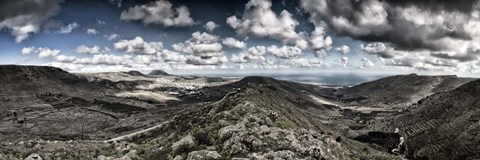 Framed Panorama Lanzarote Print