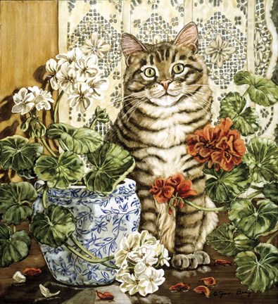 Framed Winter&#39;s Garden Print