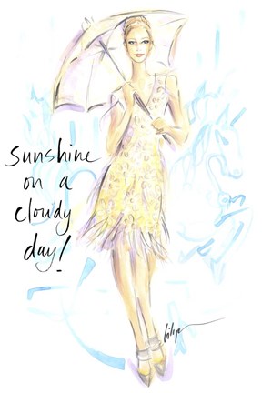 Framed Sunshine On A Cloudy Day Print