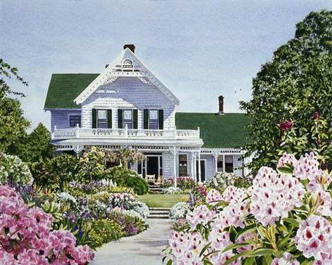 Framed Isabel&#39;s Garden Print