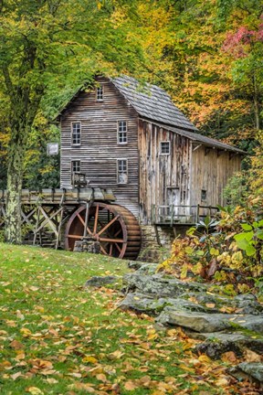 Framed Grist Mill Print