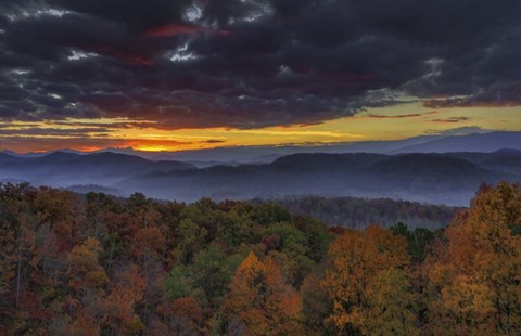 Framed Smokies Sunrise Print