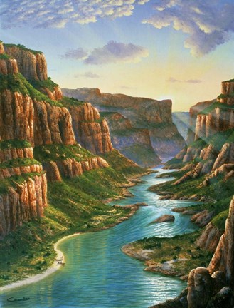 Framed Colorado River - Grand Canyon Print