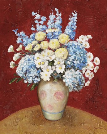 Framed Floral O Print