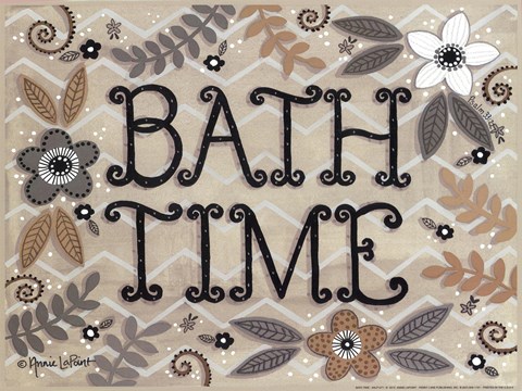 Framed Bath Time Print