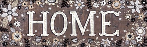 Framed Home Floral Print