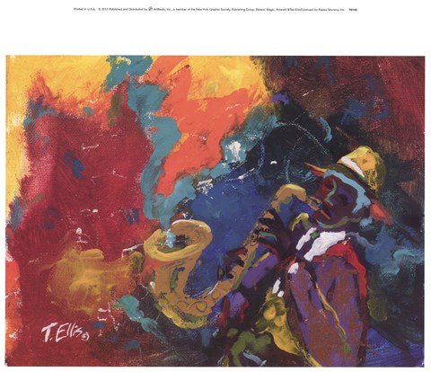 Framed Blowin' Magic Print