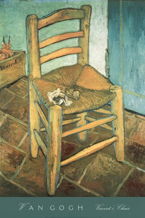 Framed Vincent&#39;s Chair Print