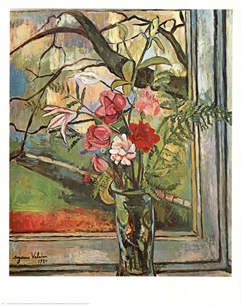 Framed Bouquet Of Flowers Print