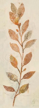 Framed Shimmering V Neutral Print