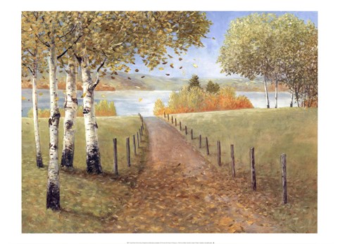 Framed Rural Route I Print