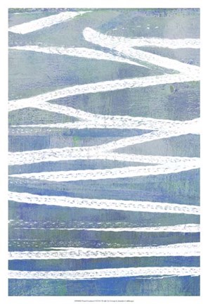 Framed Pastel Gradient I Print