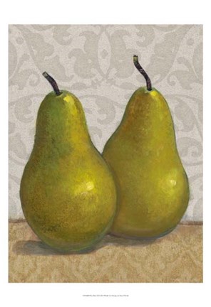 Framed Pear Duo II Print