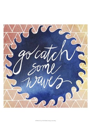 Framed Surf&#39;s Up I Print