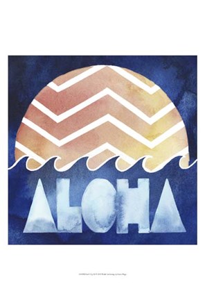 Framed Surf&#39;s Up III Print