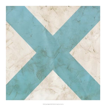 Framed Seaside Signals III Print