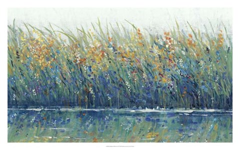 Framed Wildflower Reflection II Print