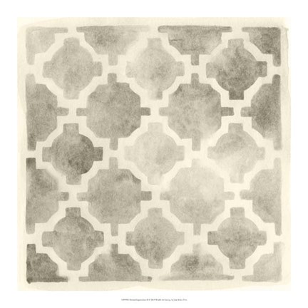 Framed Neutral Impressions II Print