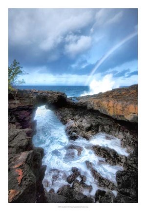 Framed Arch Rock II Print