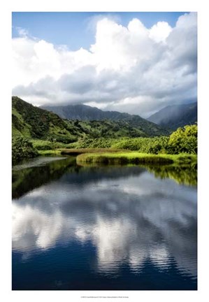 Framed Cloud Reflections II Print