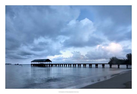 Framed Hanalei Dawn Print