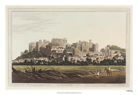 Framed View of Windsor Print