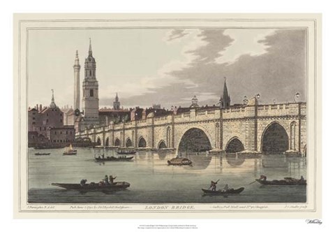 Framed London Bridge Print