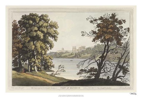 Framed View at Blenheim Print