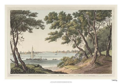 Framed View of the River Print