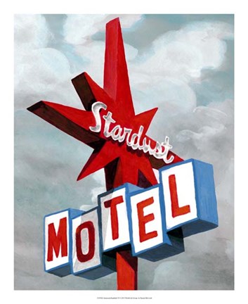 Framed American Roadside VI Print