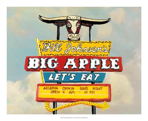 Framed American Roadside VII Print