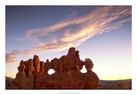 Framed Clouds at Bryce Canyon Print