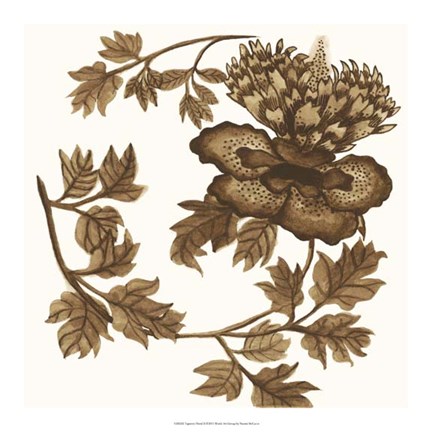 Framed Tapestry Floral II Print