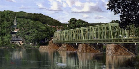 Framed Bridge 2 Print
