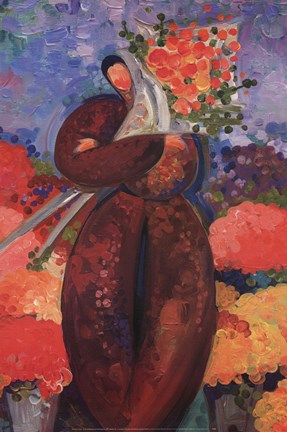 Framed Florenza Mercado Print