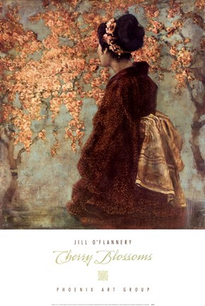 Framed Cherry Blossoms Print