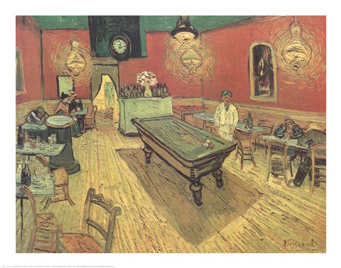 Framed Night Cafe Print